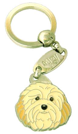 BICHON HAVANAIS CREAM - Medagliette per cani, medagliette per cani incise, medaglietta, incese medagliette per cani online, personalizzate medagliette, medaglietta, portachiavi